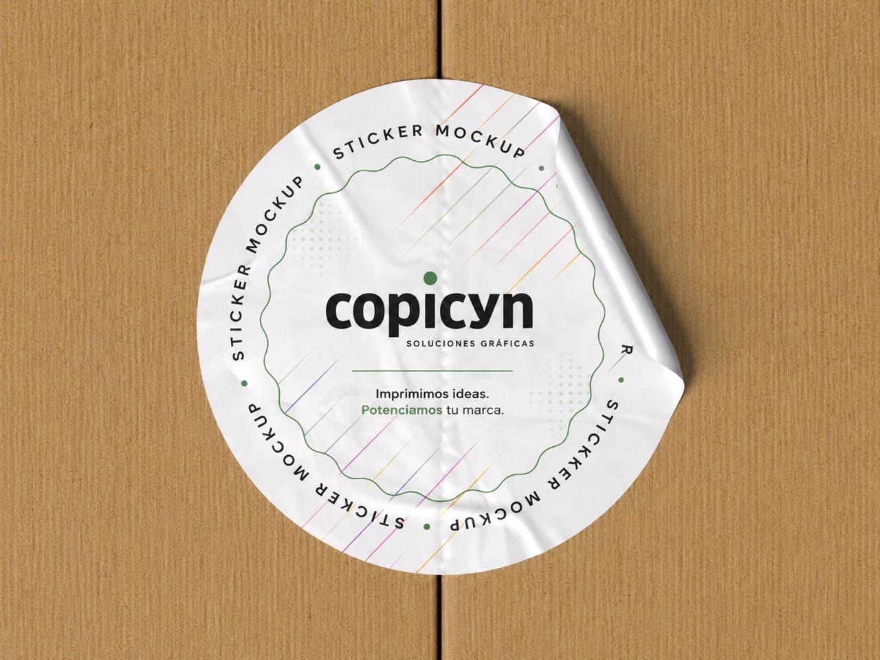 Etiquetas adhesivas personalizadas impresas por Copicyn